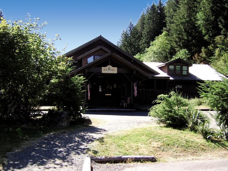 ホテル Sol Duc Hot Springs ポート・エンジェルス エクステリア 写真