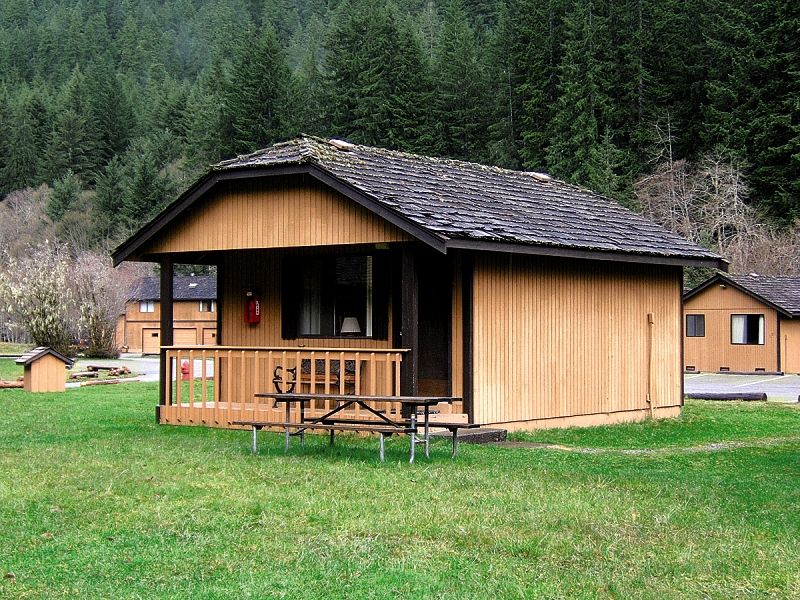 ホテル Sol Duc Hot Springs ポート・エンジェルス エクステリア 写真